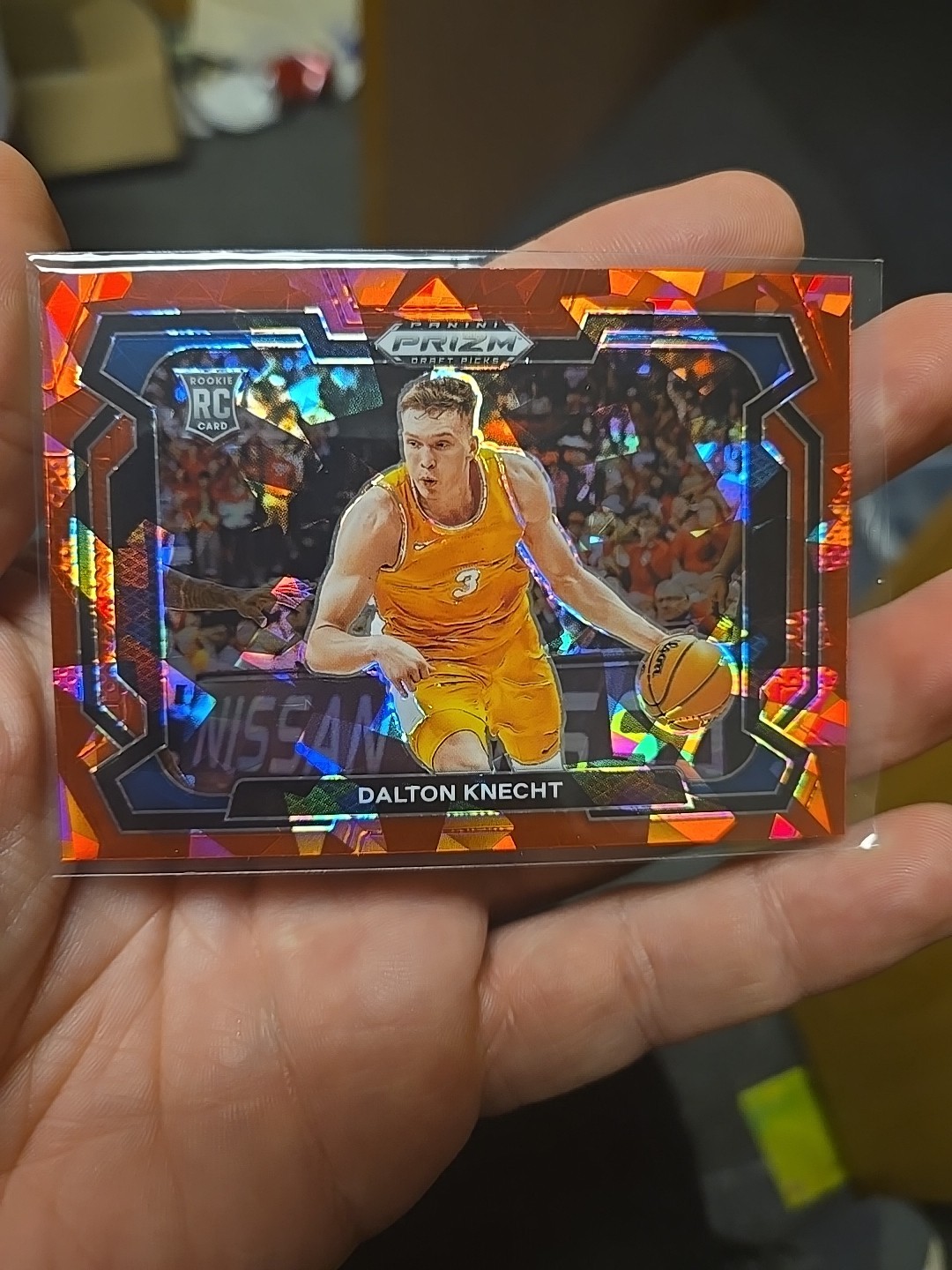 2024-25 Panini Prizm Draft Pick-Dalton Knecht #50 Red Ice Prizm Variations RC