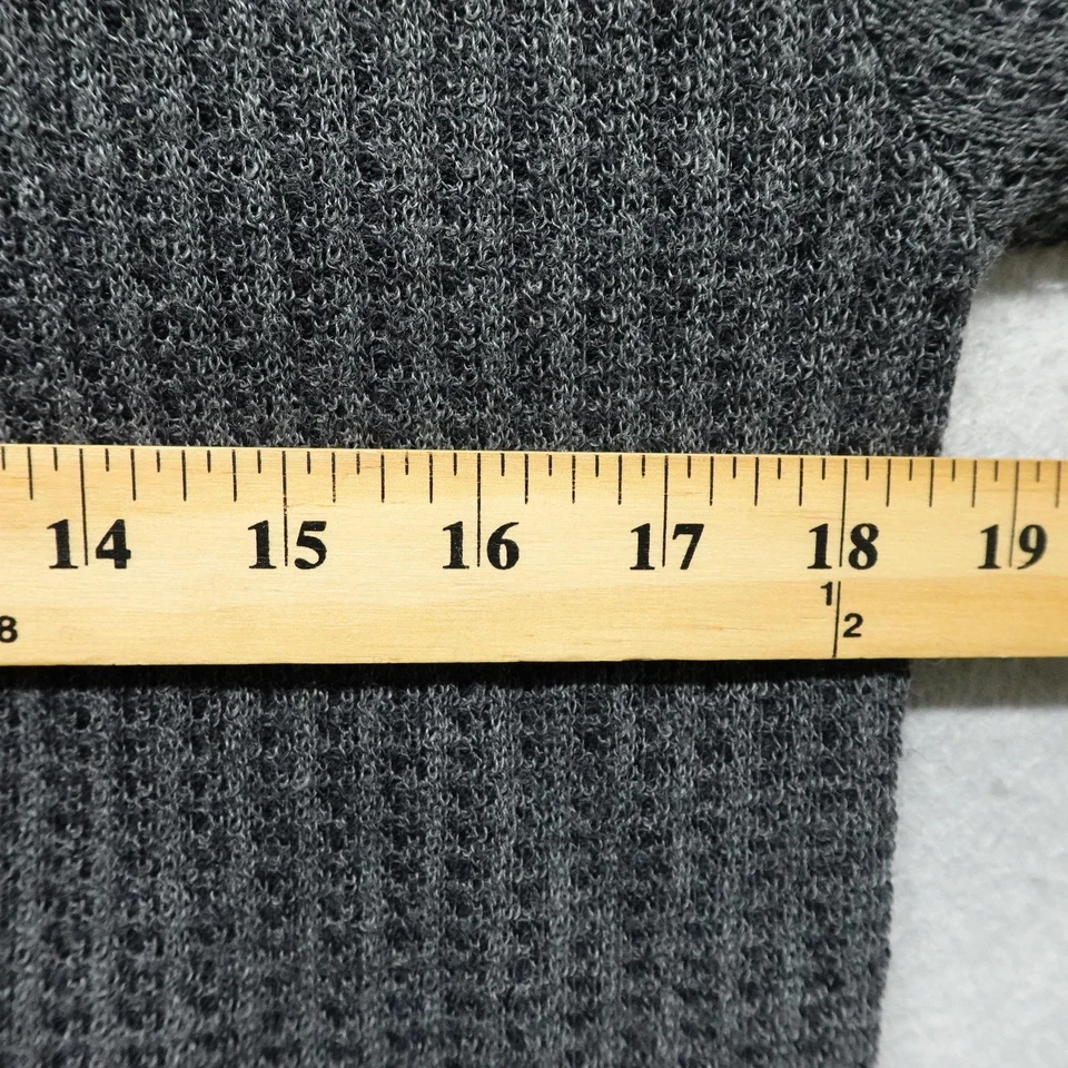 Suéter Zara Hombre Hombre Grande Gris Con Capucha Tejido Waffle Mezcla Lana Pullover Foto 4 de 4