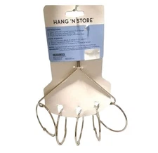 Accessory Organizer Hang Silver Open Ring Purchase Scarves Belts Ties Jewelry