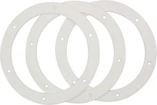 6" Pellet Stove White Gasket For Combustion Exhaust Fan Mounting Blower To Housi