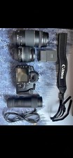 Canon EOS XTI/400D Camera Bundle with EFS 18-55mm, 75-300mm Lenses, Strap, Batt