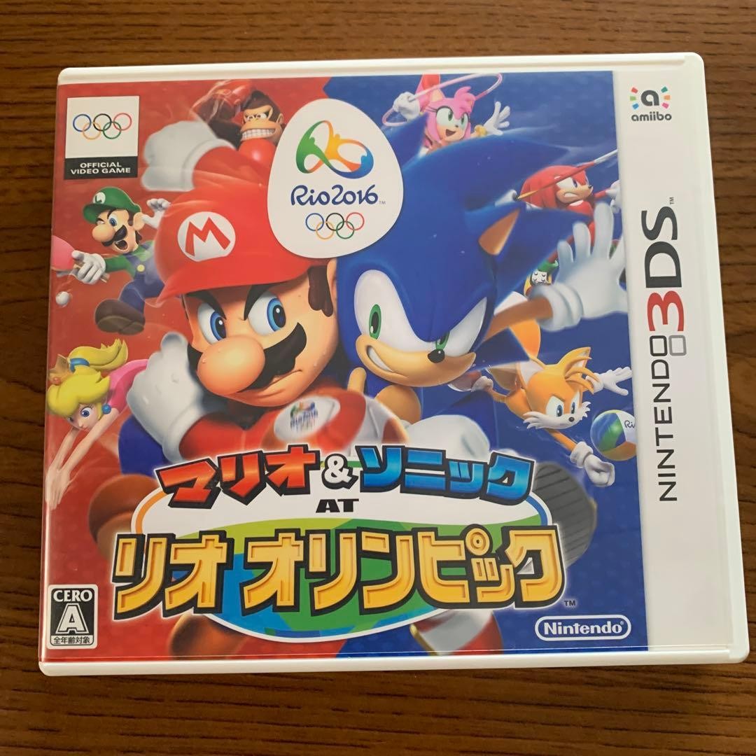 Mario & Sonic AT Rio Olympic 3DS Nintendo Used Tested Japanese ver with Case