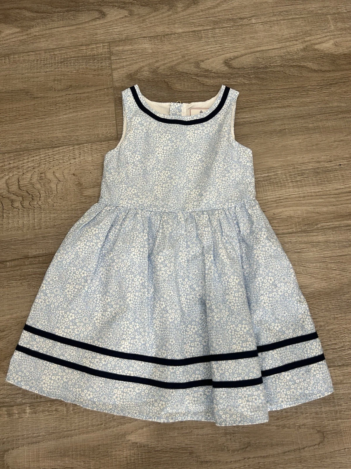 CLASSIC PREP CHILDRENSWEAR Blue And White Floral Dress Size 5