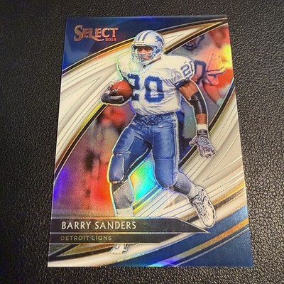 2019 Panini Select Barry Sanders Field Level White Prizm #268 /35 SSP