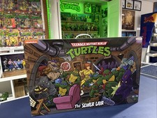 NECA Teenage Mutant Ninja Turtles TMNT Sewer Lair Diorama - NEW-Sealed