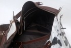 100% Natural COWHIDE Duffel Bag Hair On Leather TRAVEL Bag Luggage Bag SA-8509 — photo 2