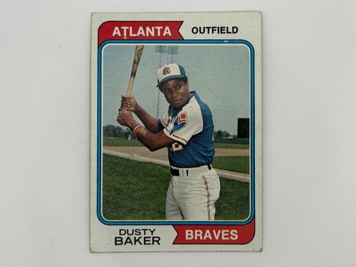 Dusty Baker #320 1974 Topps card