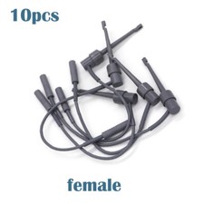 10pcs Female Dental Test Wire Testing Cord Spare Cables Suitable To Apex Locator