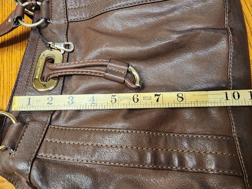 Michael Kors Tasche braun Leder Kordelzug - Bild 23 von 24