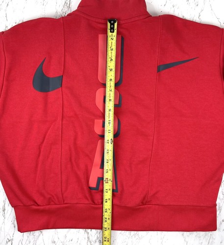 Nike USA 1/4 Zip Pullover Sweatshirt Women’s Medium NWT Olympics WNBA - Picture 6 of 6