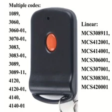4 pcs For Linear 3089 Multi-Code Remote Transmitter Gate Garage Opener (308911)