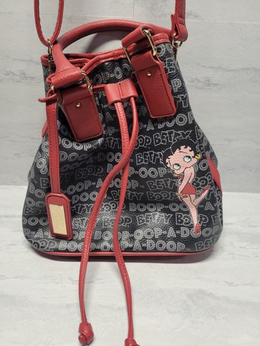 Betty Boop Bradford Exchange Drawstring Purse/Handbag with Shoulder Strap