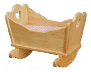light oak cot