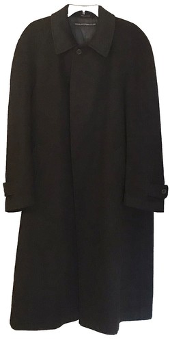 Gianfranco Ferré Studio Vintage Leather Coat Men 54 Italy