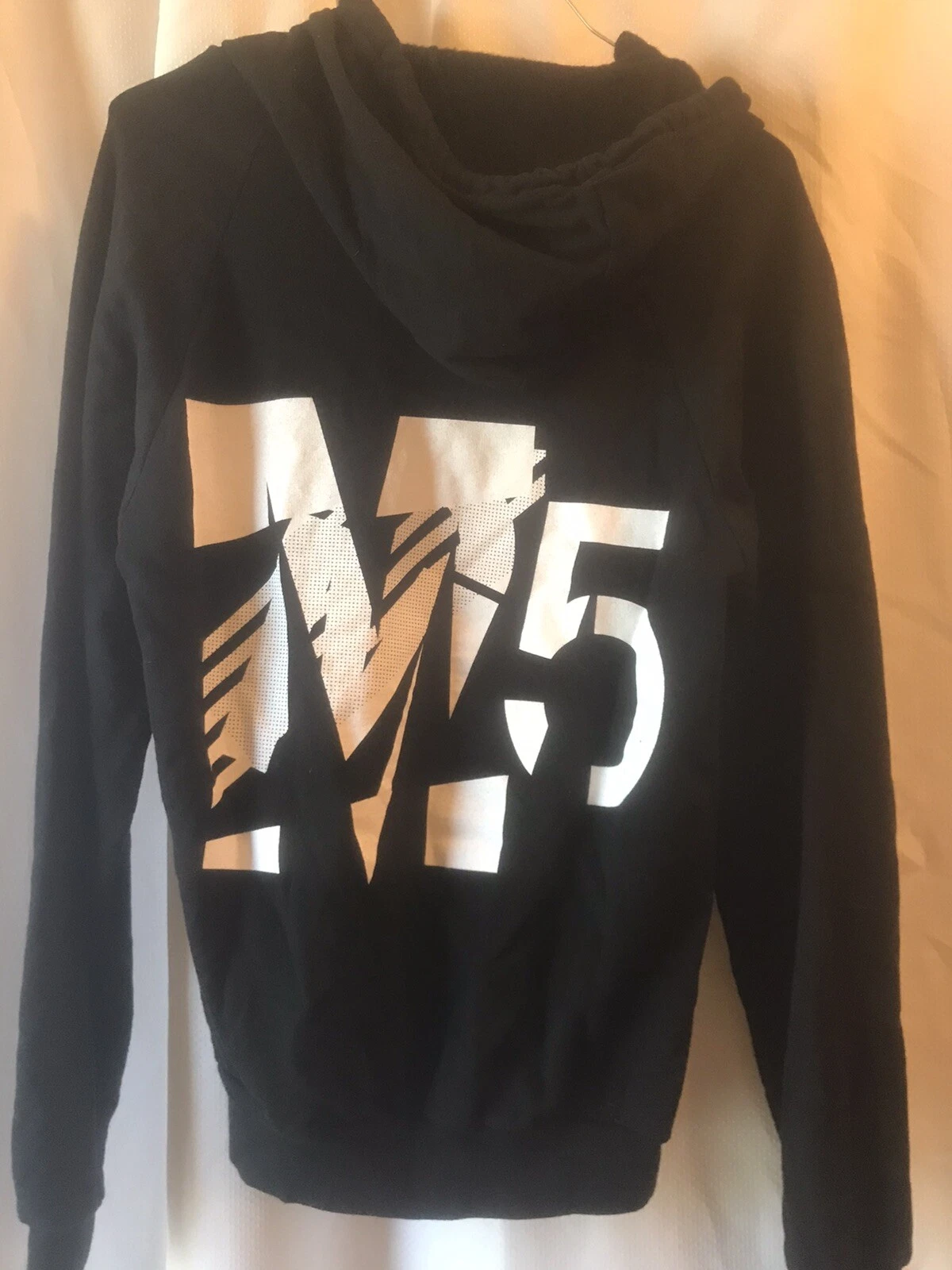 VETEMENTS Felpa con cappuccio zip intera Maroon 5 2016 Tour American Apparel taglia small spedizione gratuita!