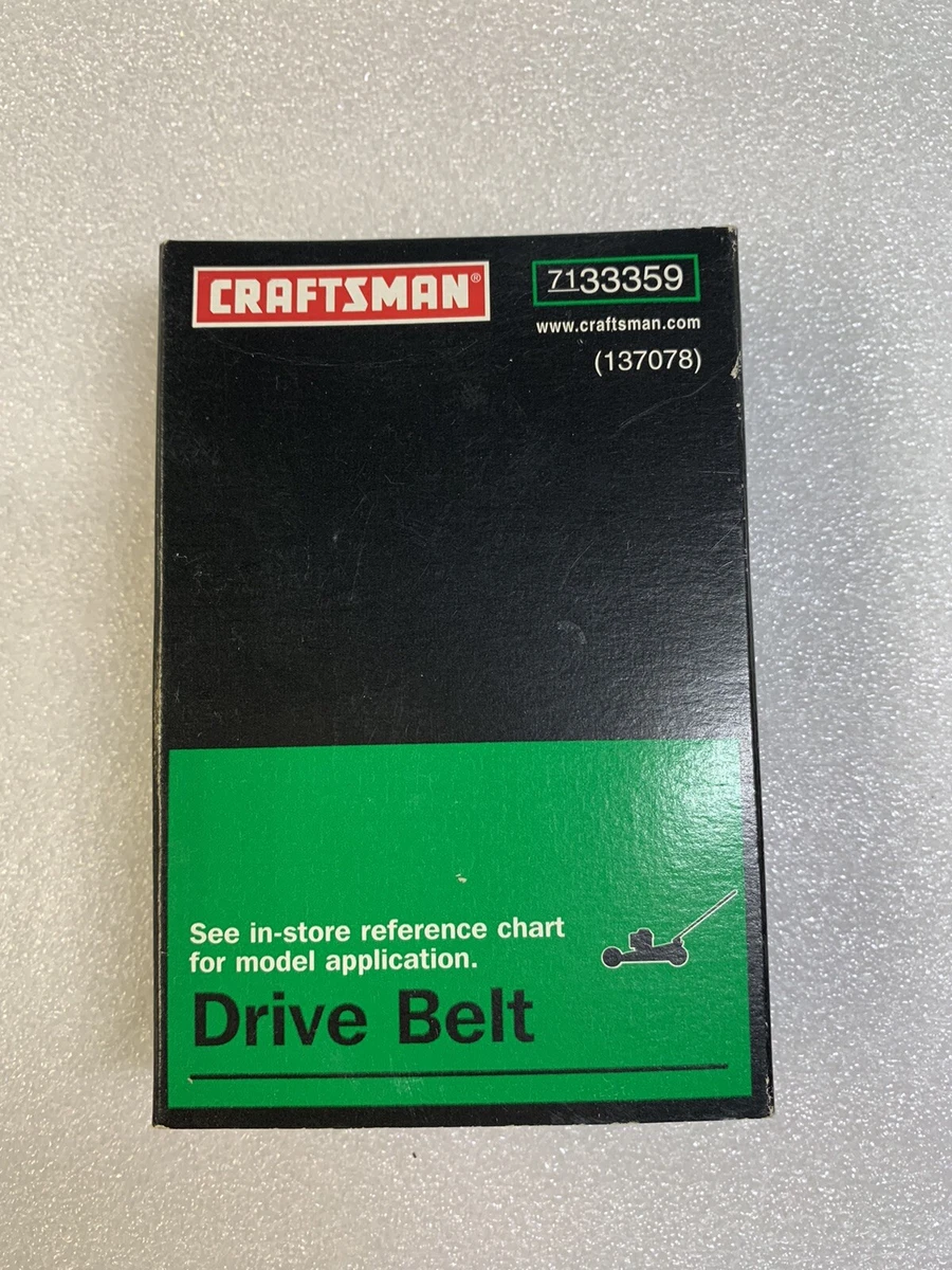 GENUINE OEM Craftsman Part No. 137078 Front Drive V-Belt 