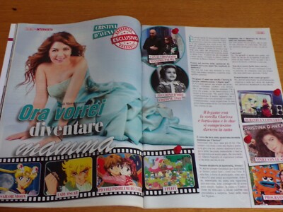 CRISTINA D'AVENA FULL MAGAZINE ARTICLE YEAR 2016 OCTOBER