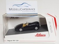 Schuco 1/87 (H0): 26516 Jaguar Xk 120, Schwarz