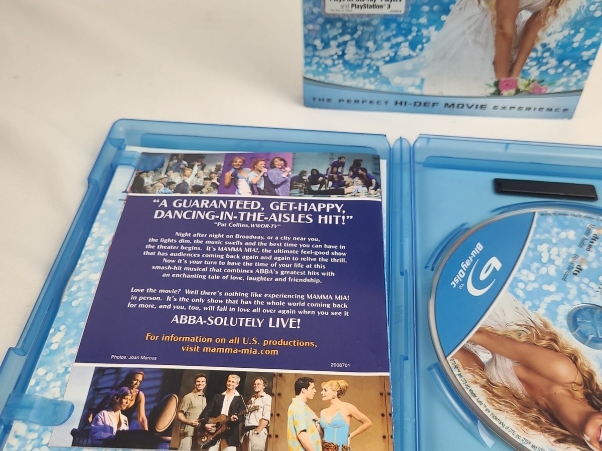 Mamma Mia (Blu-ray Disc, 2008, 2-Disc Set) 25195056700| eBay