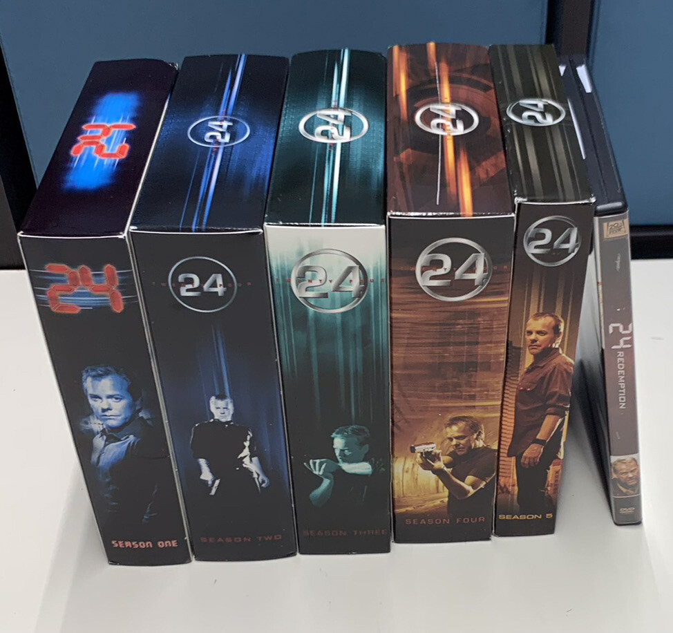 24 Twenty Four - DVD Seasons 1 - 5 And 24 Redemption - Region 1