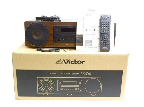JVC Kenwood Victor EX-D6 Mini Component System CD Player Bluetooth AC 100V NEW