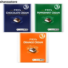 Fry's Chocolate Cream 3pk 147g, Peppermint Cream 3pk 147g and Orange Cream 147g
