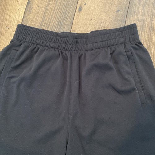 Puma Cotton Polyester Long Shorts Boys Size XL 18-20 Black White - Picture 5 of 9