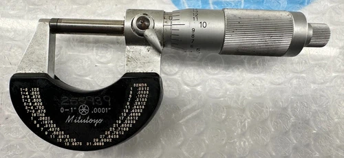 Mitutoyo Craftsman #38666 Hybrid Micrometer English (Analog) & Metric (digital)