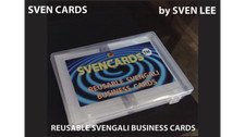 REUSABLE SVENGALI BLANK BUSINESS CARDS  INSTRUCTIONS BY SVEN LEE MAGIC TRICKS