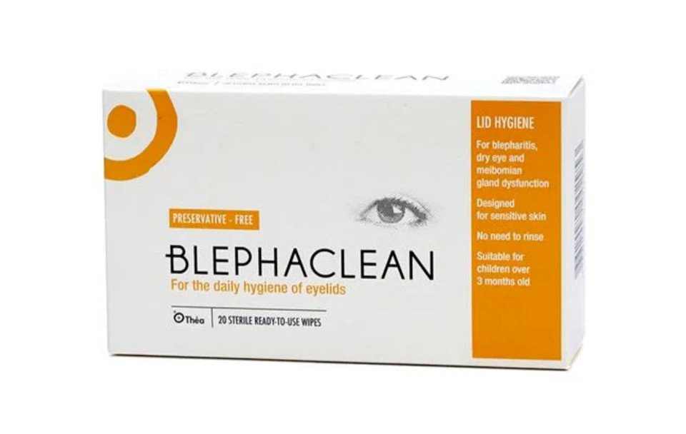 Blephaclean Sterile Eyelid Cleansing Wipes 20 Wipes