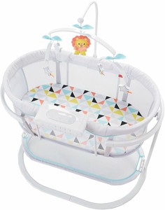 fisher price soothing motions bassinet in windmill
