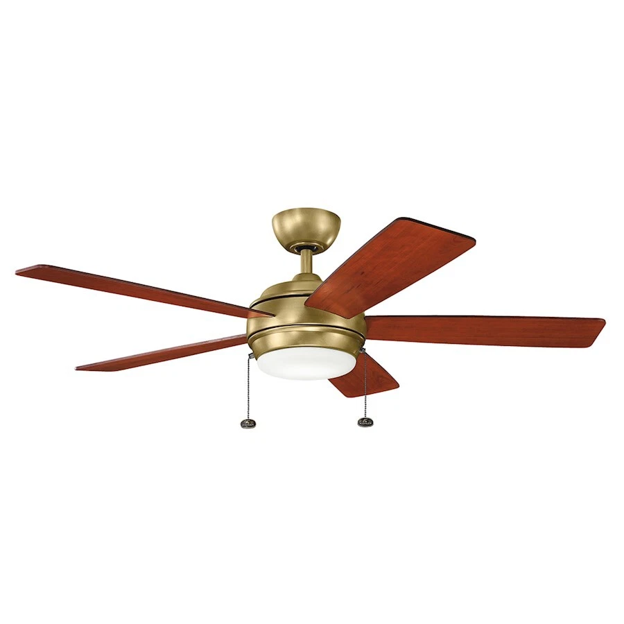 Kichler brass ceiling on sale fan