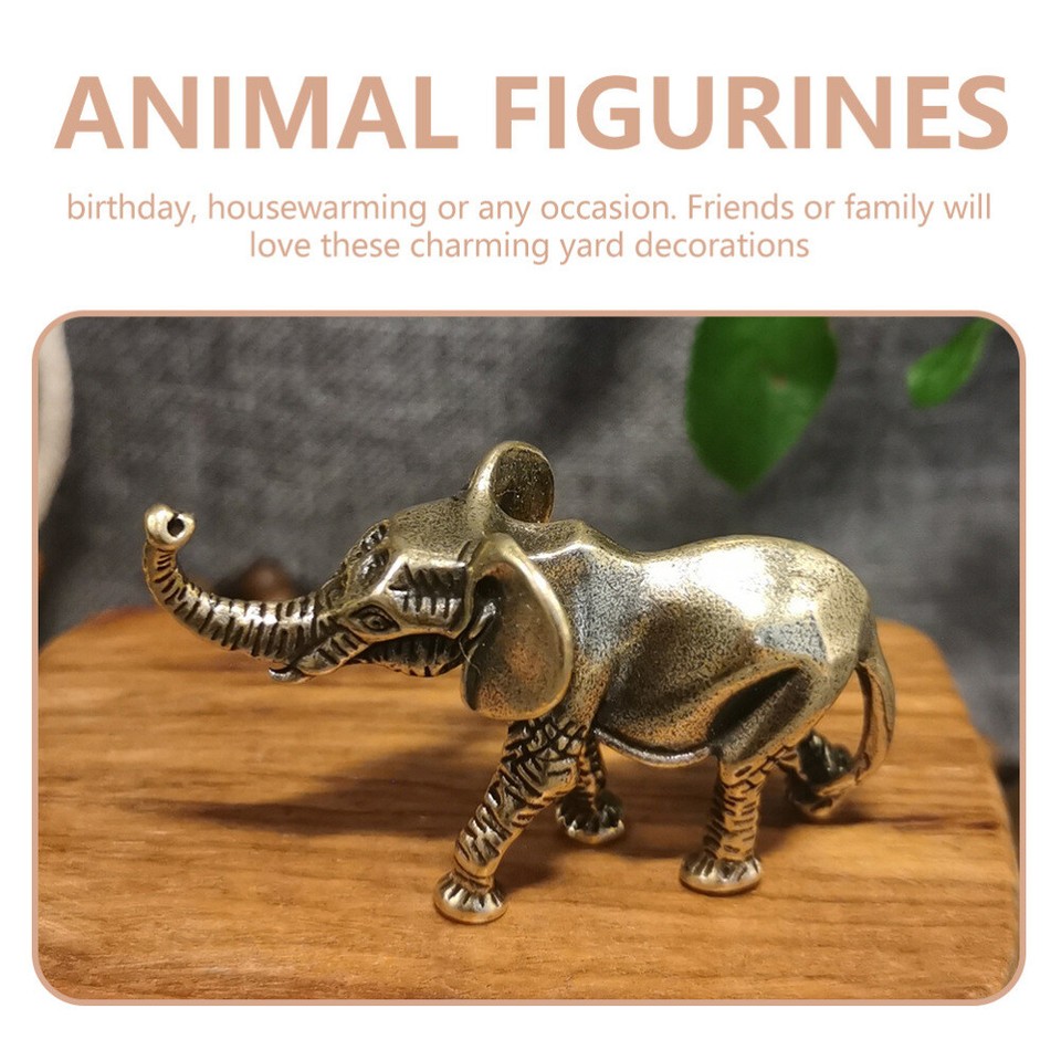 Good Animal Brass Elephant Ornament Sculpture Home Decor eBay
