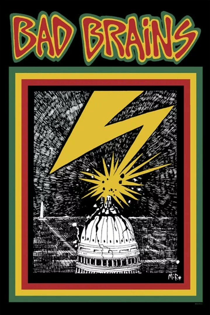 Bad Brains Rock Heavy Metal Black Memorabilia Reggae Band Framed