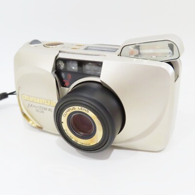 ＜OLYMPUS オリンパス＞[mju:]ZOOM140 DELUXE Olympus Mju Zoom 140 – Retro Camera Shop