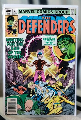 The Defenders #77 (1979) Vintage Key Comic, Origin of Omega, Wasp Joins Team