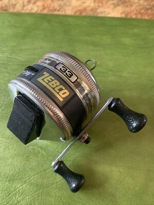 Moulinet De Pêche Vintage Zebco 404 – Spincast – Fabriqué Aux USA – Occasion