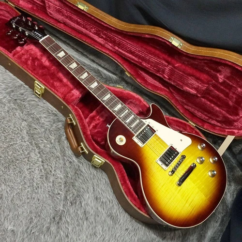 Electric Guitar Gibson Les Paul Standard 60s Figured Top Iced Tea USA 207440210