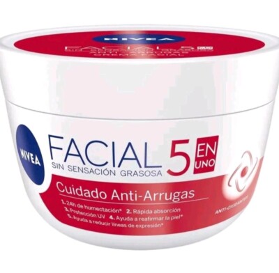 Nivea Moisturizing Facial Cream 5-1 Anti Wrinkle Care (200 ml) Nivea Crema...