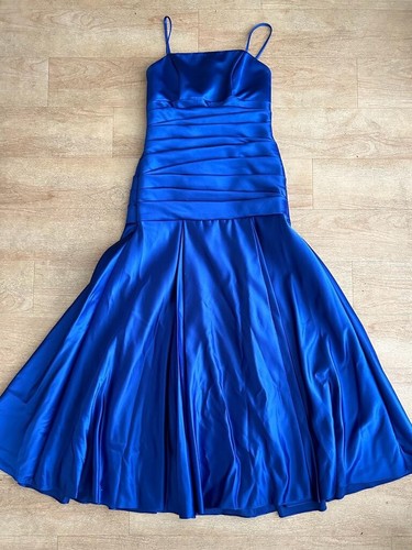 Wtoo Watters & Watters Long Bridesmaid Wedding Prom Royal Blue Cobalt ...