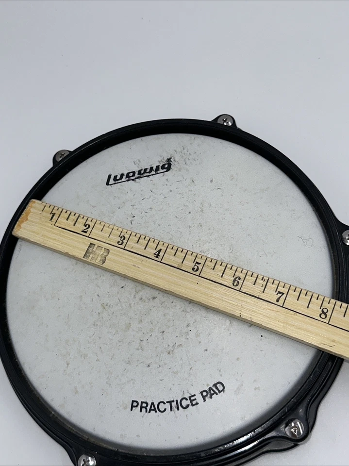 Almohadilla de práctica Ludwig recubierta de 8" Foto 2 de 3