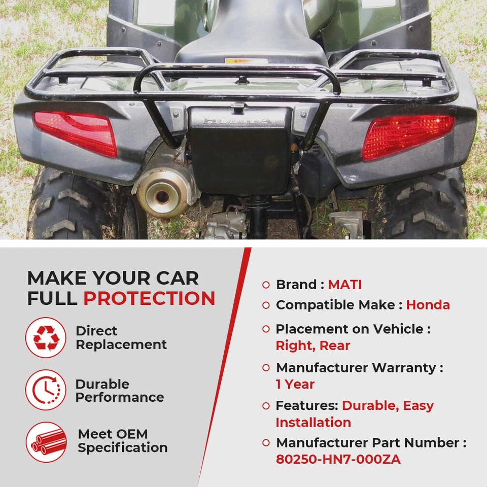 Kit protector contra salpicaduras trasero izquierdo y derecho TRX350 40 para Honda Rancher 350 400 Foto 3 de 4