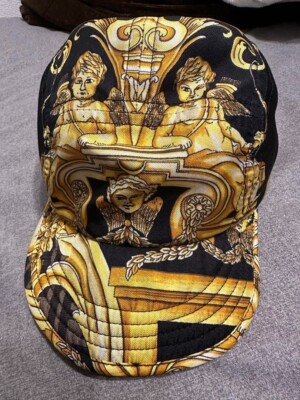 更衣刹綺FENDACE フェンダーチェ　キャップFENDI VERSACE Fendi x Versace Fendace Silk Baseball Cap Hat | eBay