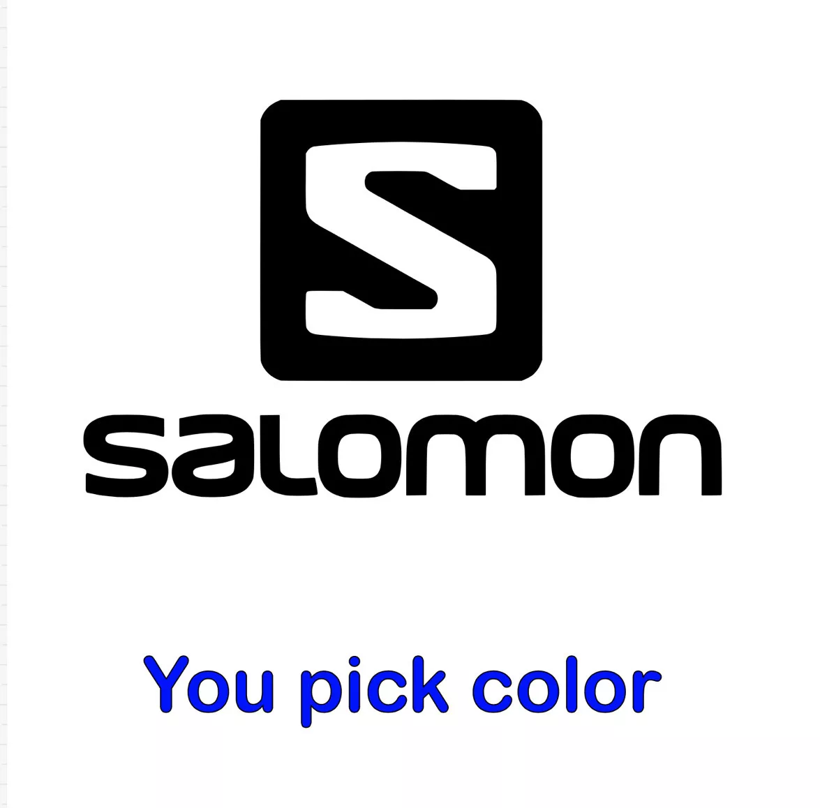 Salomon Logo Snowboard Sticker Decal Ski Skiing Boots Outdoor You