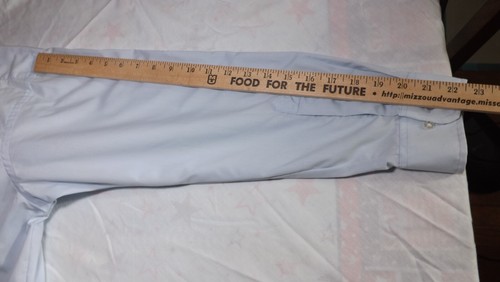Puritan Button Down Dress Shirt Mens Size Large 16-16.5 32/33 Long Sleeve White - Picture 7 of 8