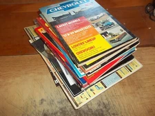 Chevrolet brochure, magazine, literature, factory photo lot of 130+ items