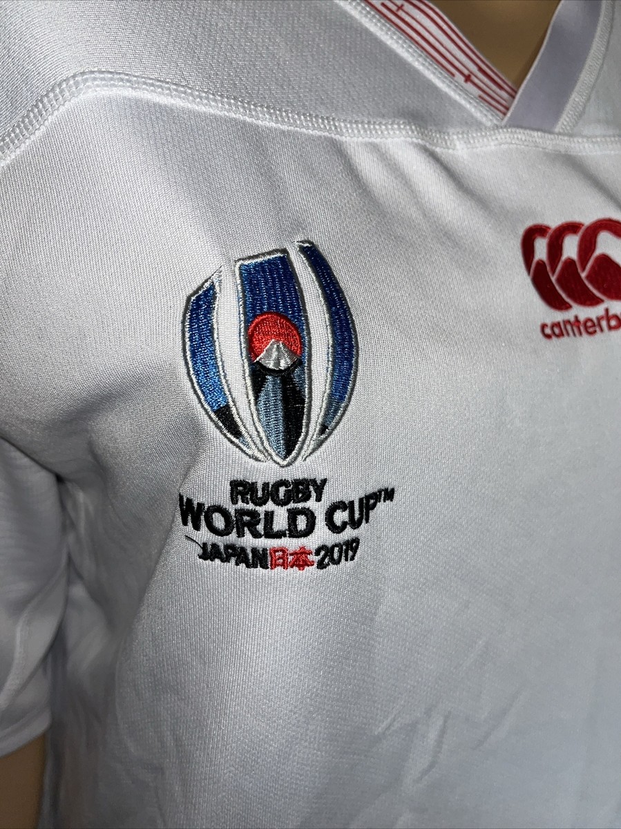 ENGLAND 2019 JAPAN WORLD CUP CANTERBURY RUGBY SHIRT JERSEY