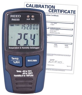 REED Instruments R6030 Temperature/Humidity Data Logger,