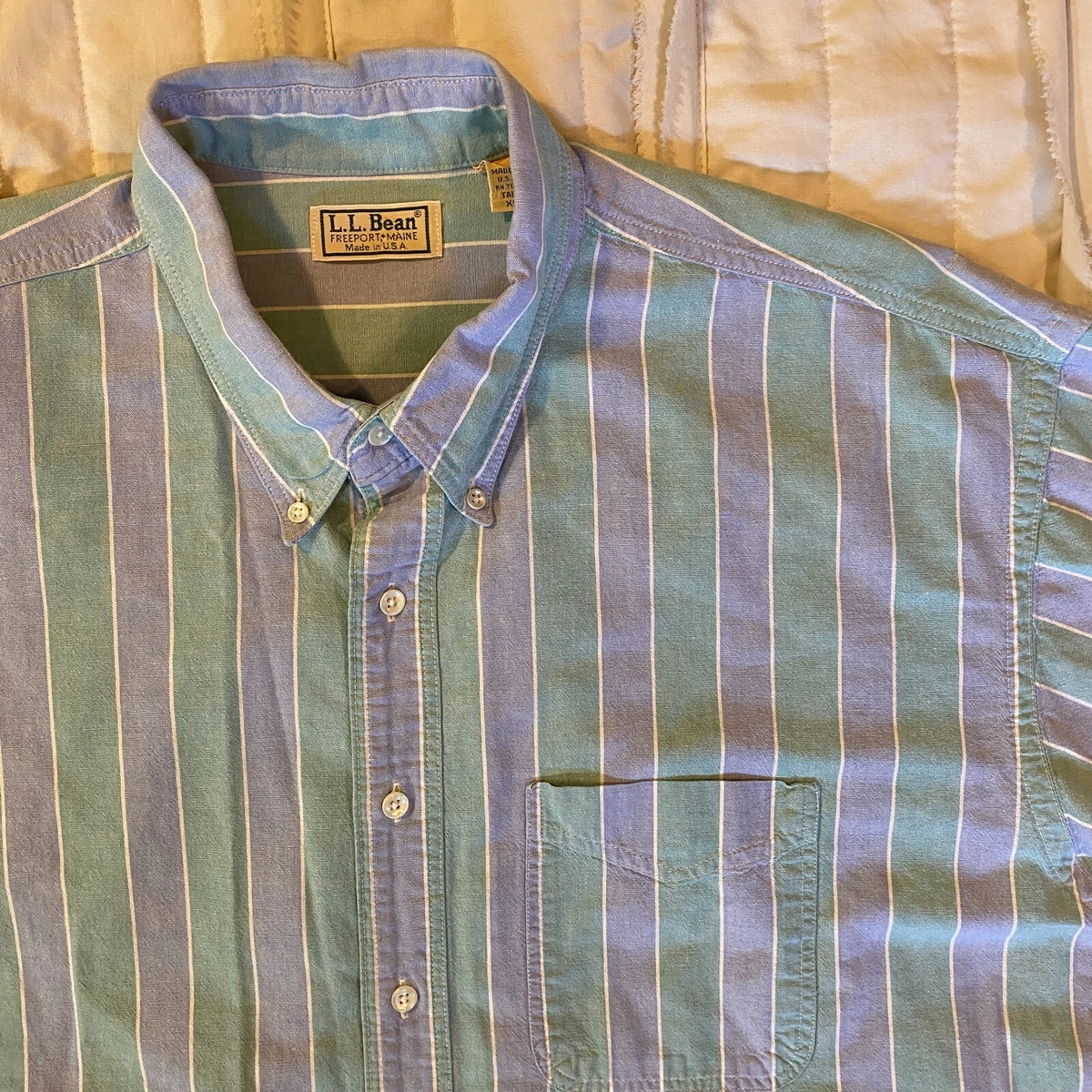 エルエルビーンUSA製 シャツ FREEPORT.MENIEストライプ | biaxial