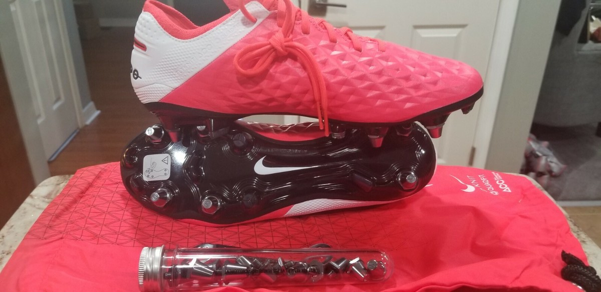 Nike Tiempo Legend 8 Elite SG-PRO Soccer Cleats Red Black CJ6085